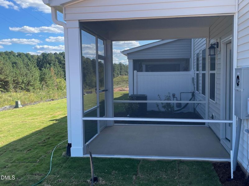 142 screened porch side