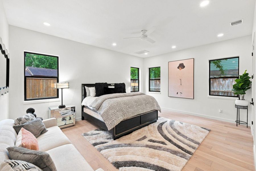 Master bedroom downstairs.