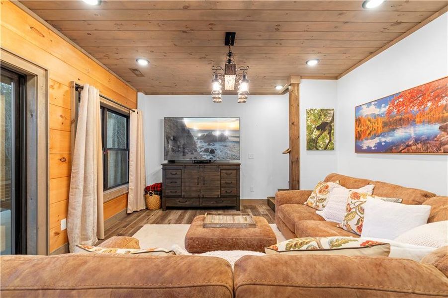 Furnished interior view inside a new home in , Cherry Log (Image 10).