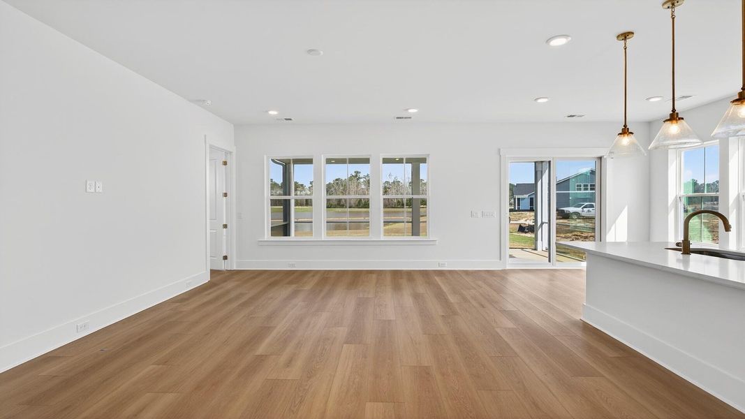Spacious, unfurnished interior of a new home in Summerwind Crossing at Lakes of Cane Bay, Summerville (Image 14). Spacious, unfurnished interior of a new home in Summerwind Crossing at Lakes of Cane Bay, Summerville (Image 14).
