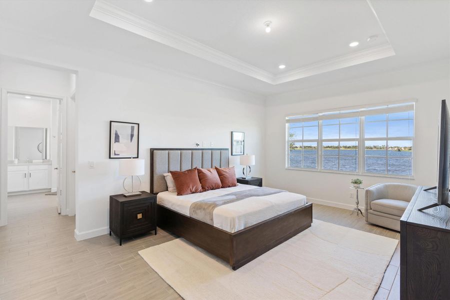 Furnished interior view inside a new home in , The Acreage (Image 8). Furnished interior view inside a new home in , The Acreage (Image 8).