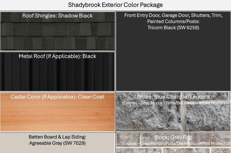 Sample of building materials used in homes in , Montgomery (Image 12).