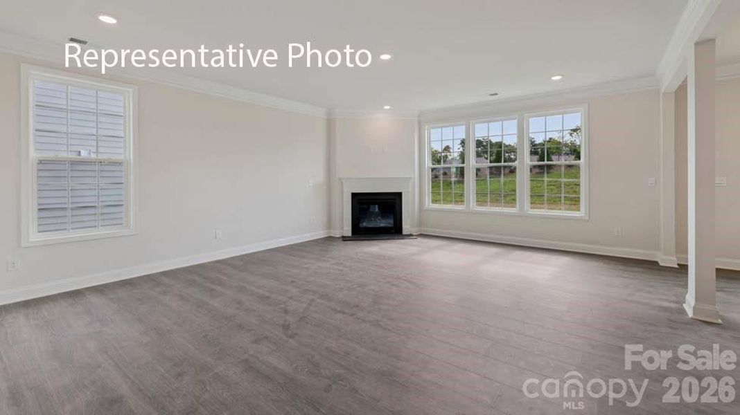 Spacious, unfurnished interior of a new home in Sanctuary at Southgate, Indian Trail (Image 32).