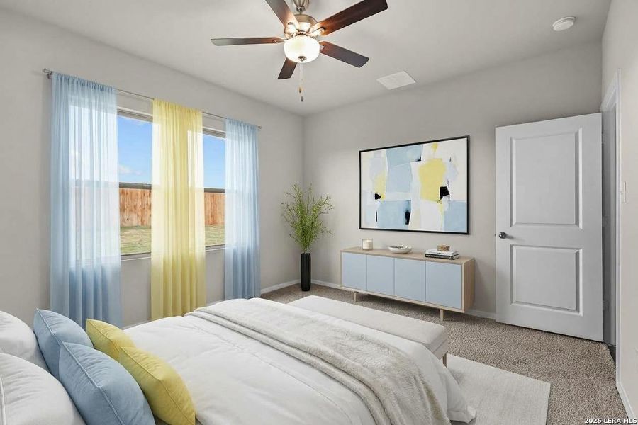 Furnished interior view inside a new home in Garden Grove, San Antonio (Image 8).