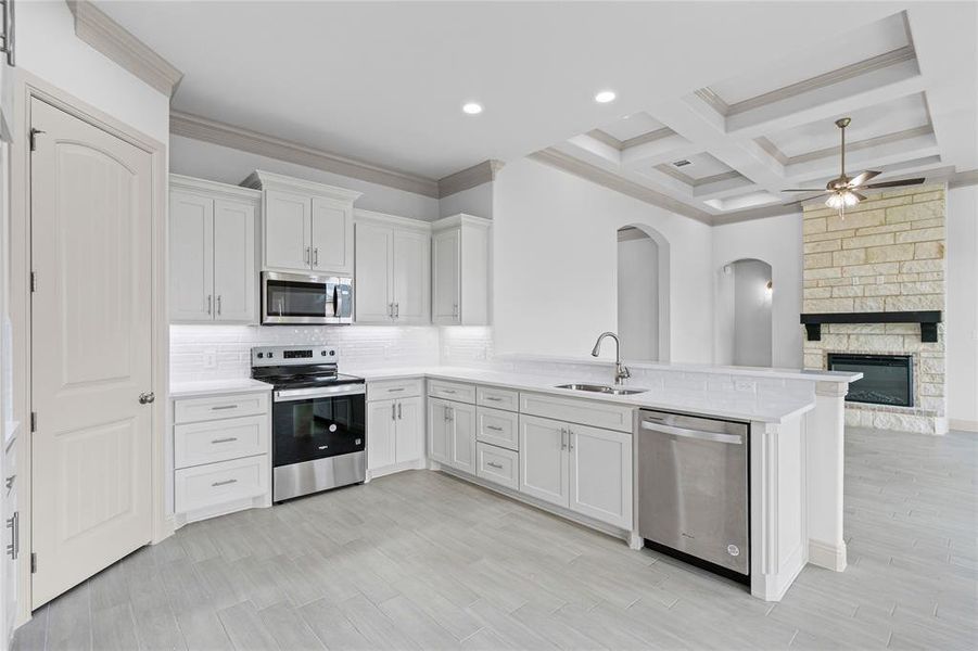 Furnished interior view inside a new home in , Springtown (Image 11).