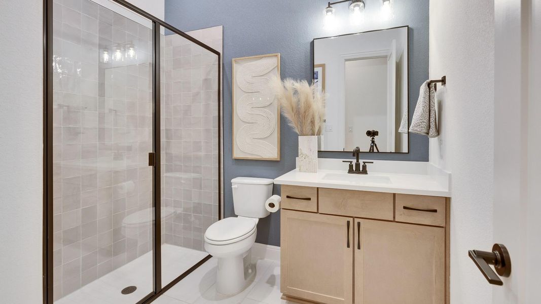 Furnished interior view inside a new home in Preserve at Lakeside Meadows, Pflugerville (Image 28).