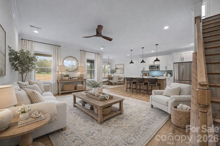 Furnished interior view inside a new home in , Salisbury (Image 14).