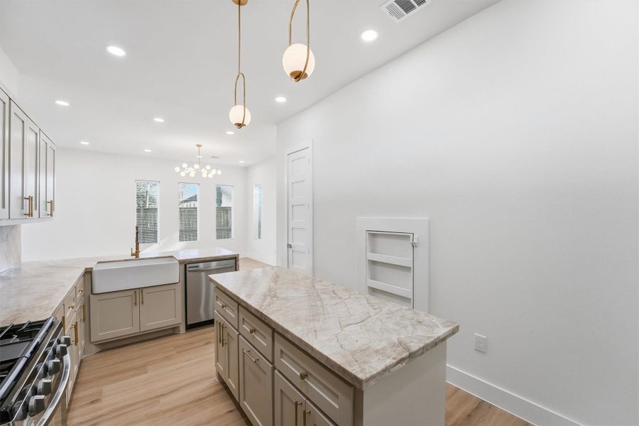 Furnished interior view inside a new home in , Houston (Image 12).