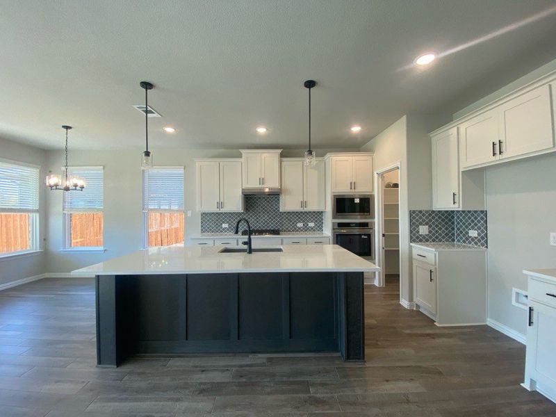 Furnished interior view inside a new home in Morningstar, Aledo (Image 6). Furnished interior view inside a new home in Morningstar, Aledo (Image 6).