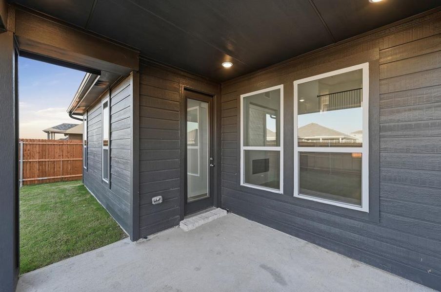 Exterior details and patio area of a home in Heartland, Heartland (Image 17). Exterior details and patio area of a home in Heartland, Heartland (Image 17).