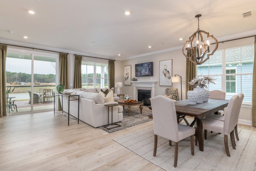 Dining area near great room