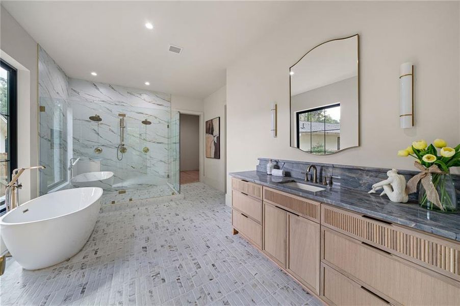 Furnished interior view inside a new home in , Dunwoody (Image 14).