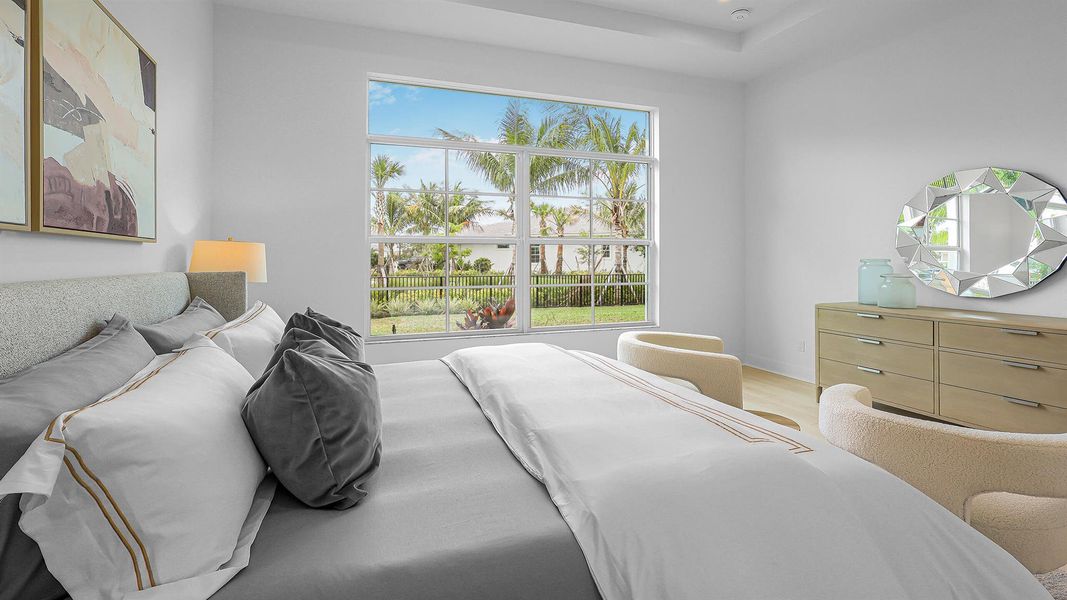 Furnished interior view inside a new home in L'Ambiance at Avenir, Palm Beach Gardens (Image 25).