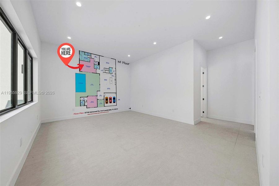 Spacious, unfurnished interior of a new home in , Hollywood (Image 51).
