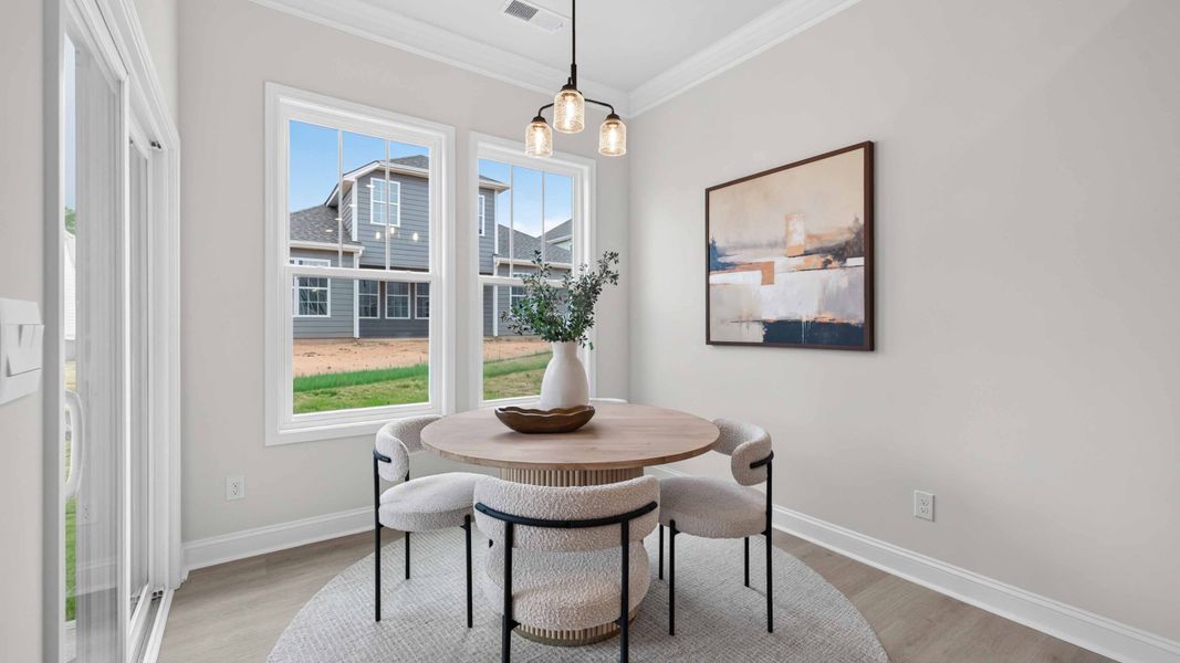 Furnished interior view inside a new home in Sylvan Creek, Denver (Image 5).