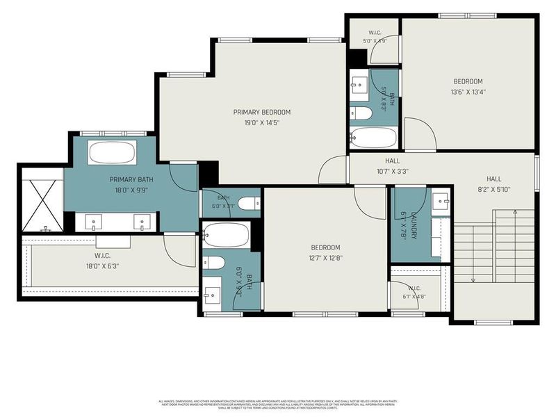 2D floor plan layout of this home in , Smyrna, GA (Image 6).