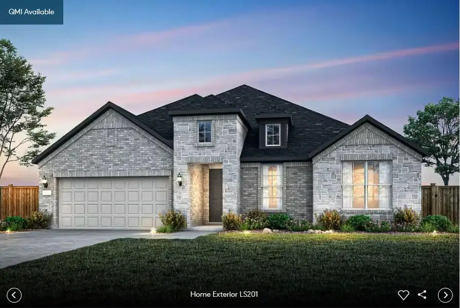 Pulte Homes, Dobbin elevation FC202, rendering Pulte Homes, Dobbin elevation FC202, rendering