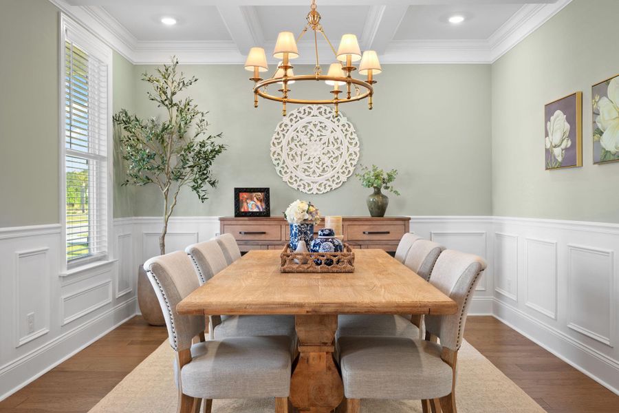 Furnished interior view inside a new home in , Summerville (Image 34).