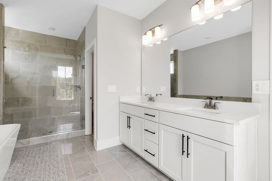 Furnished interior view inside a new home in Echo Park, Suwanee (Image 14).