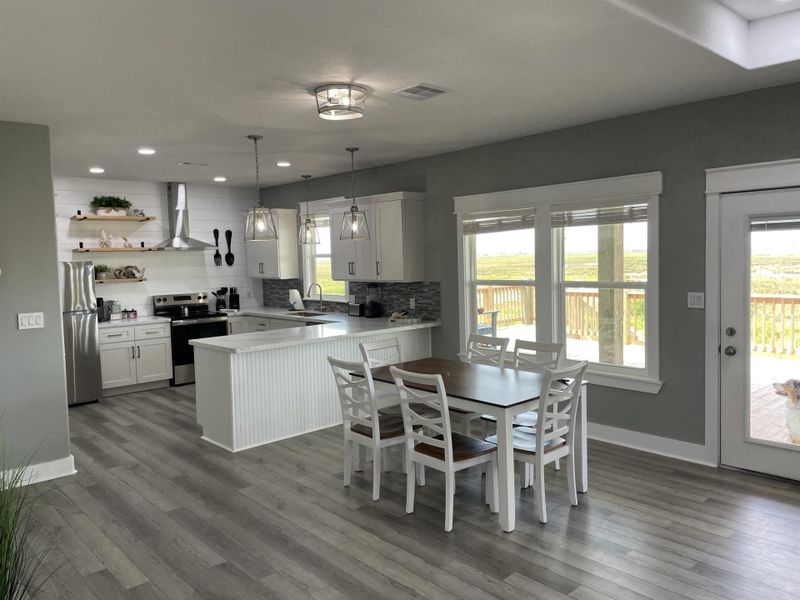 Furnished interior view inside a new home in , Bolivar Peninsula (Image 21). Furnished interior view inside a new home in , Bolivar Peninsula (Image 21).