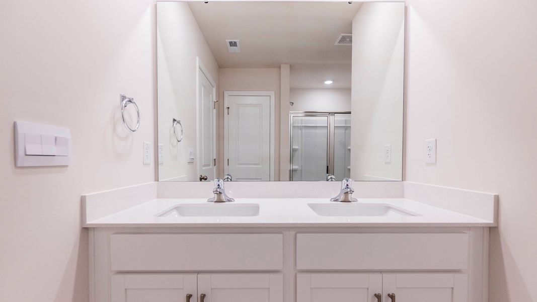 Close-up of interior finishes inside a home in The Landing at Summerhaven, Mebane (Image 5).