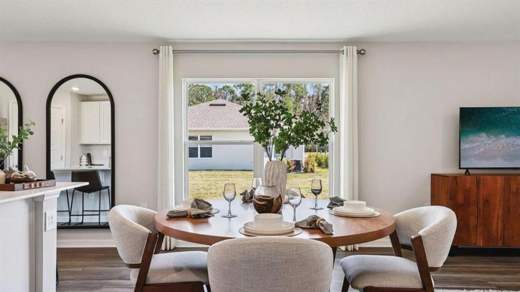 Furnished interior view inside a new home in Lake Deer Estates, Poinciana (Image 7).