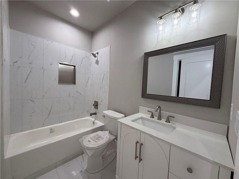 Furnished interior view inside a new home in , Marietta (Image 18).