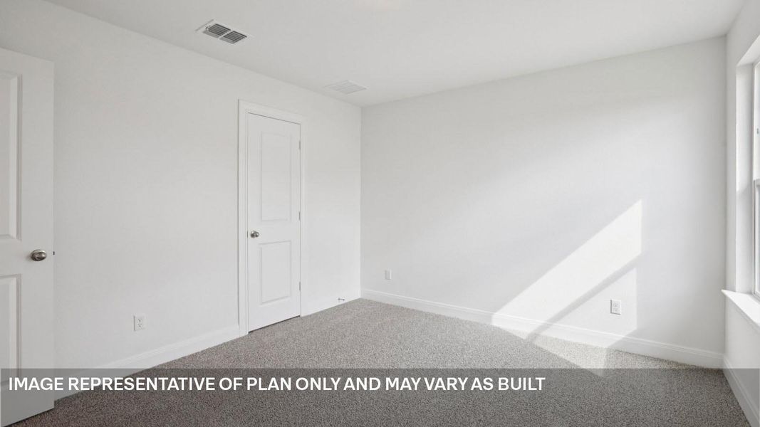 Representative unfurnished interior of a home built from the The Grayson by D.R. Horton in Railhead, Cedar Creek (Image 24).