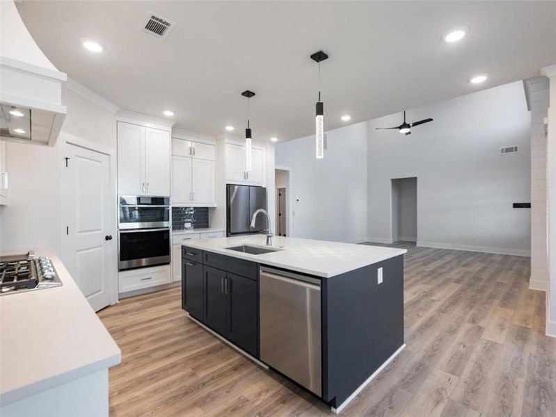 Furnished interior view inside a new home in , Buford (Image 8).