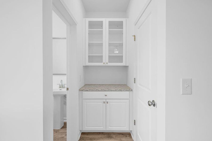 Furnished interior view inside a new home in Auburn Glen Towns, Dacula (Image 8).