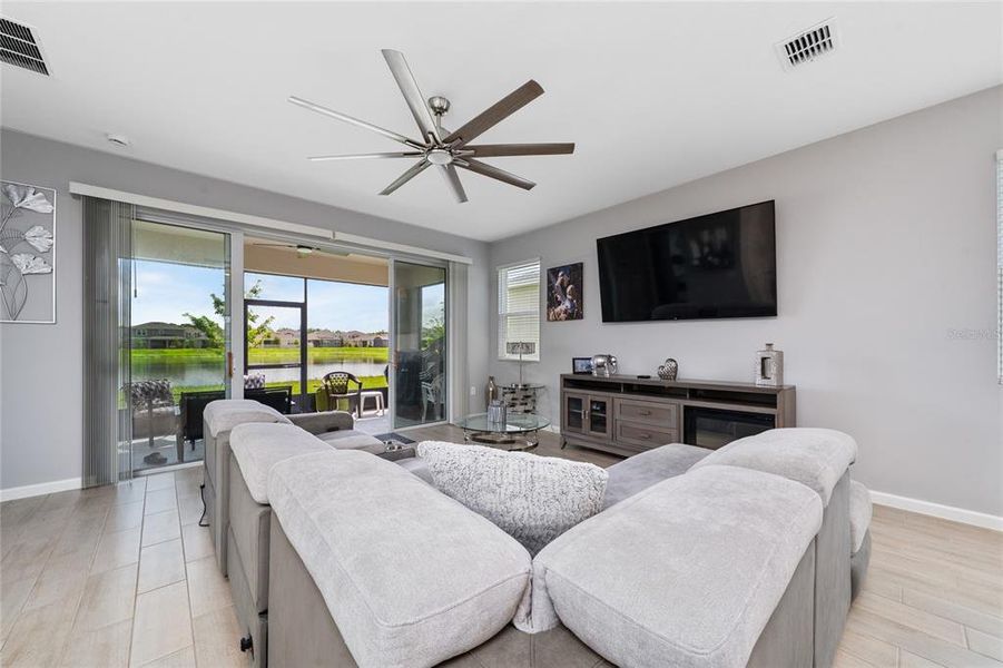 Furnished interior view inside a new home in Seasons at Big Sky, Kissimmee (Image 18).