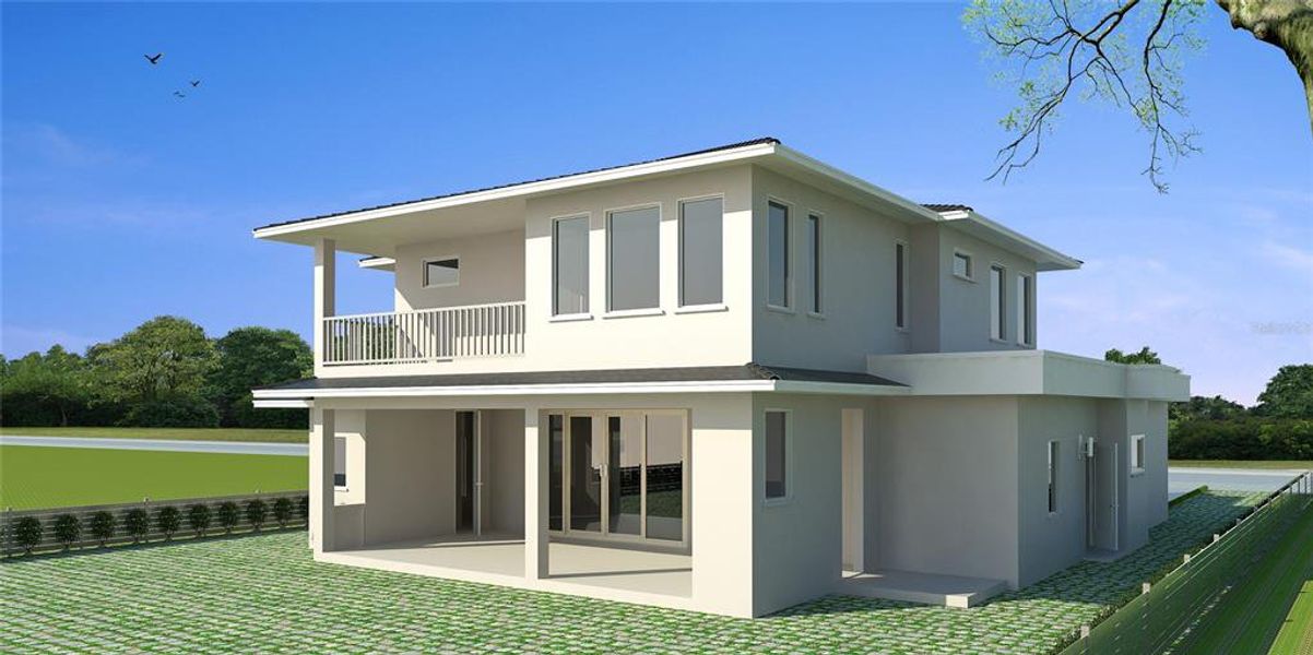Exterior details and patio area of a home in , Maitland (Image 23).