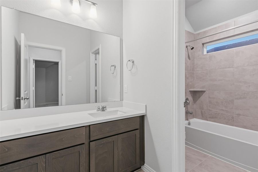 Furnished interior view inside a new home in The Woodlands Hills, Willis (Image 8). Furnished interior view inside a new home in The Woodlands Hills, Willis (Image 8).