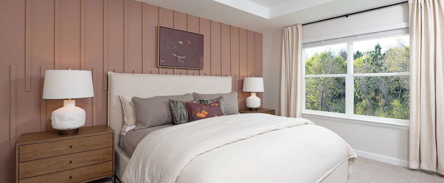 Representative furnished interior of a home built from the Palm by Ashton Woods in Montague Chase, Tampa (Image 10).