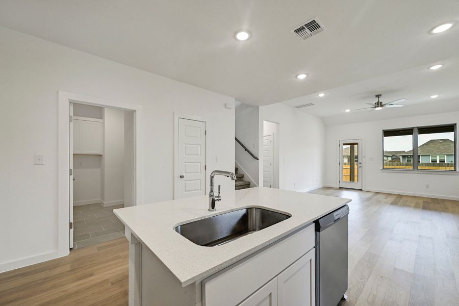 Furnished interior view inside a new home in Prairie Winds, Hutto (Image 10).