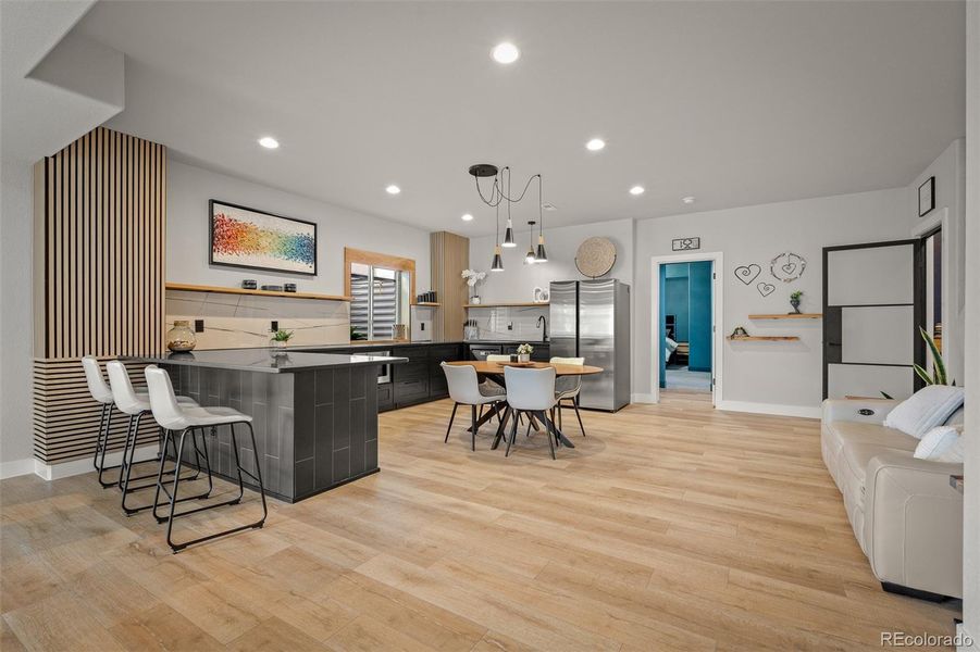 Furnished interior view inside a new home in , Colorado Springs (Image 19).