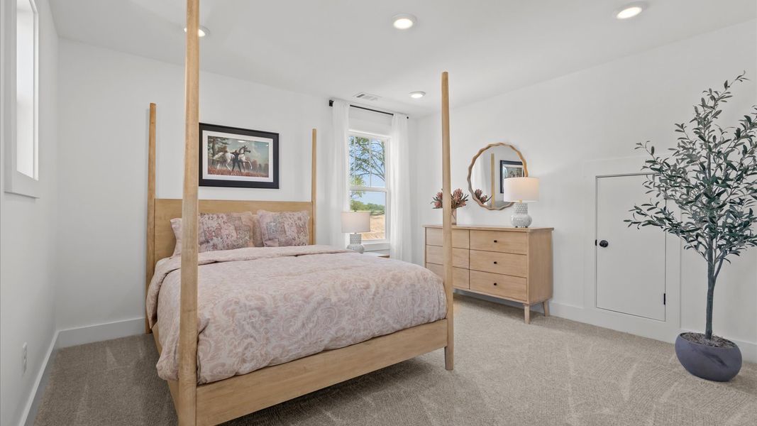 Representative furnished interior of a home built from the Kendrick by DRB Homes in Wells Crossing, Seneca (Image 26).