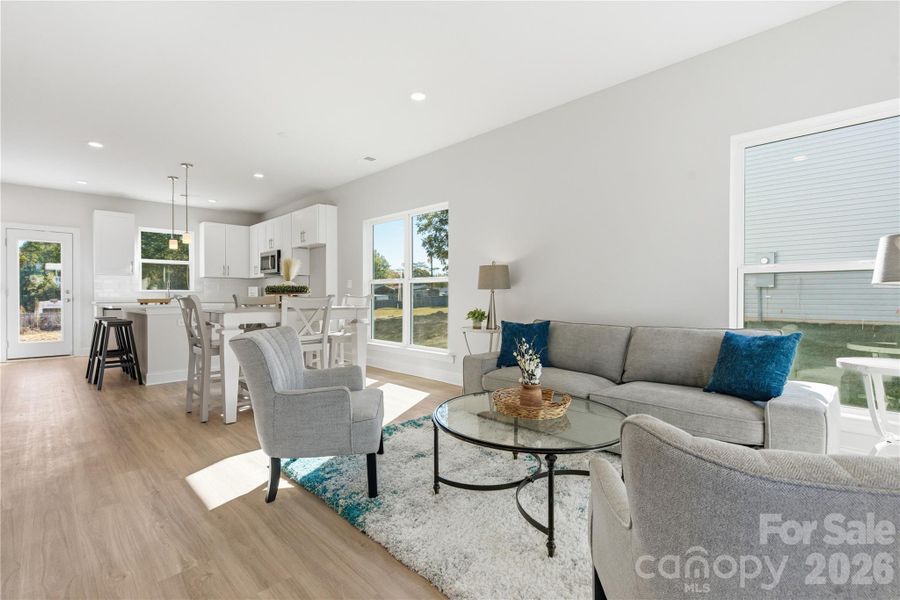 Furnished interior view inside a new home in , Fort Mill (Image 4).