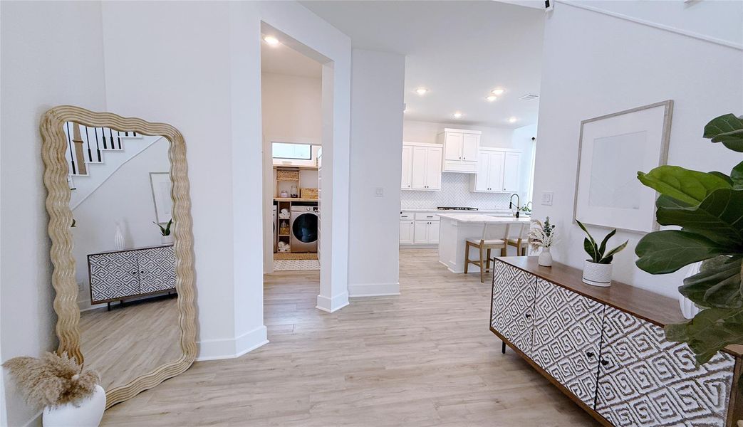 Furnished interior view inside a new home in , Fulshear (Image 36).