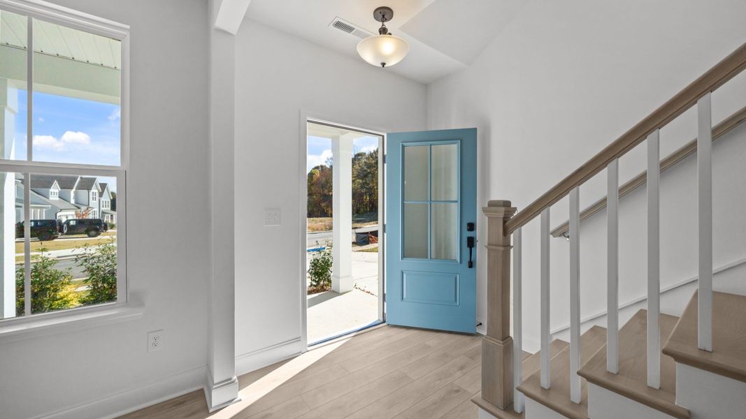 The Fairfield by DRB Homes in Farms at Bellingham Mooresville NC - Entry