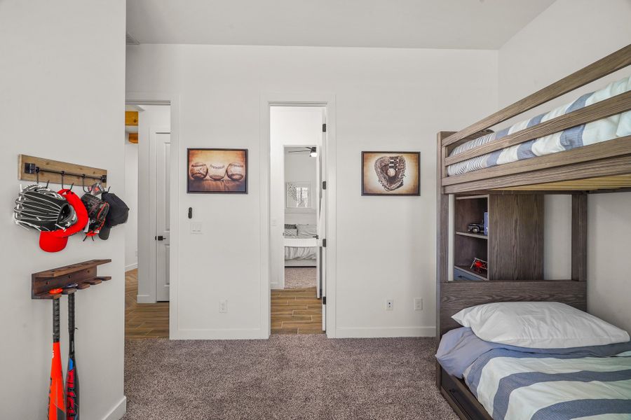 Representative furnished interior of a home built from the Escondido by LEH. Homes in Verdancia, El Paso (Image 53).
