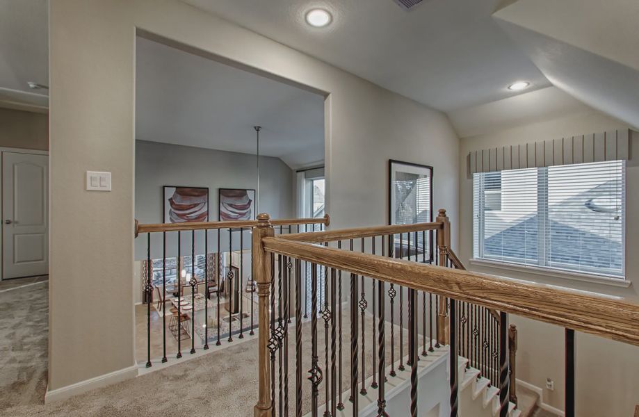 Representative furnished interior of a home built from the Lorne by Chesmar Homes in Brookewater 45's, Rosenberg (Image 20).