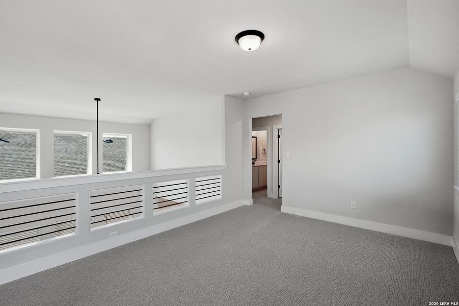 Spacious, unfurnished interior of a new home in Stillwater Ranch, San Antonio (Image 39). Spacious, unfurnished interior of a new home in Stillwater Ranch, San Antonio (Image 39).