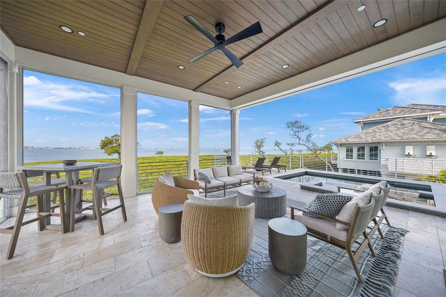 Exterior details and patio area of a home in , Bradenton (Image 25).