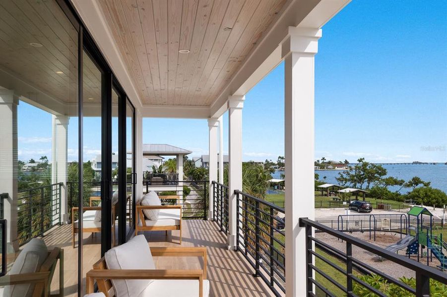 Exterior details and patio area of a home in , Bradenton Beach (Image 31).