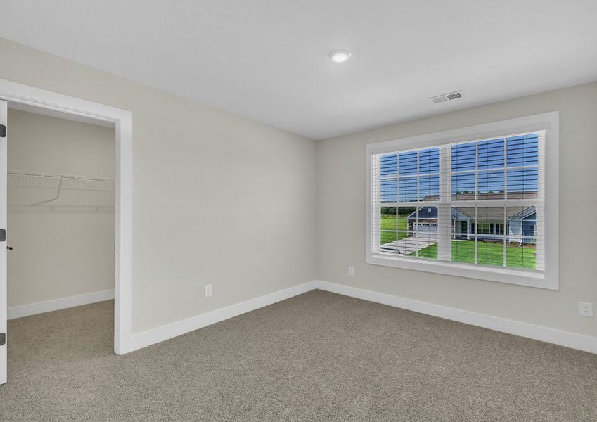 Each bedroom has its own closet.