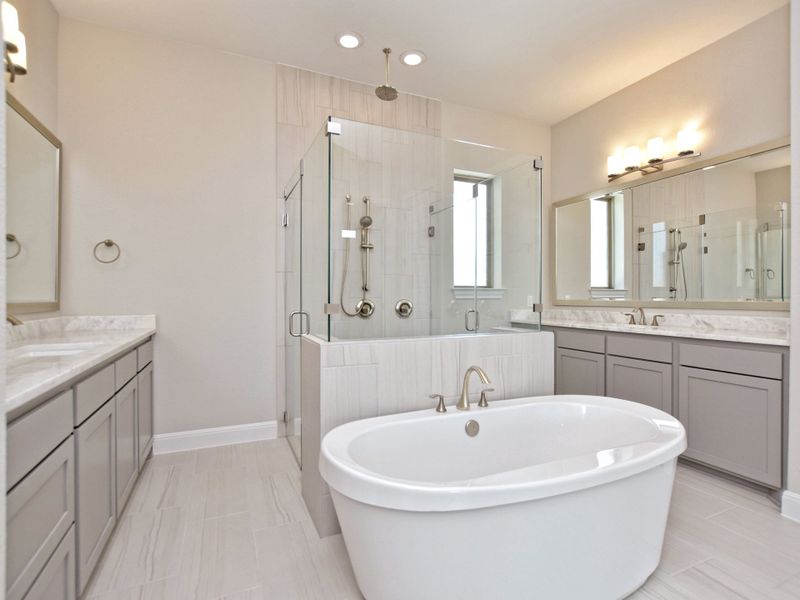 Representative furnished interior of a home built from the Siena III by Giddens Homes in Clearwater Ranch, Liberty Hill (Image 149).