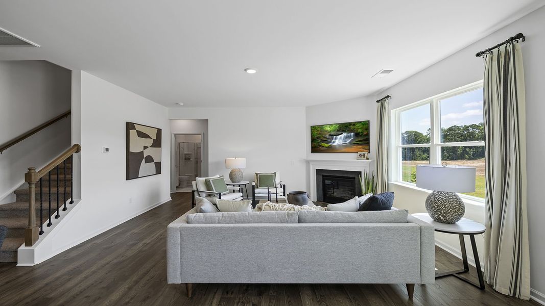 Furnished interior view inside a new home in Spring Ridge, Anderson (Image 15).