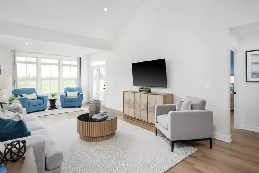 Furnished interior view inside a new home in Newberry 55+ Villas, McDonough (Image 10).