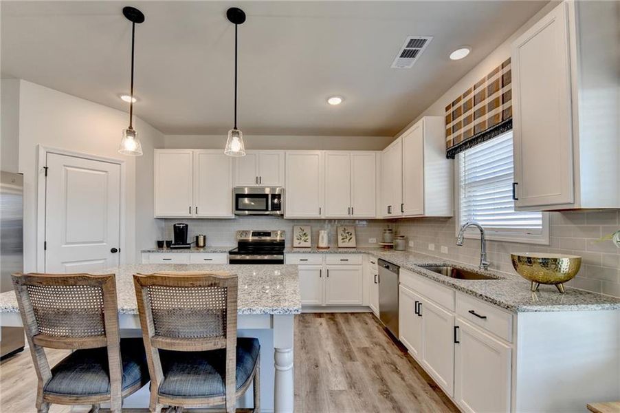 Furnished interior view inside a new home in , Auburn (Image 38).